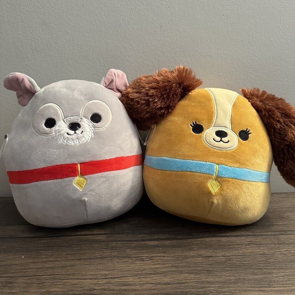 Squishmallows Disney Lady and The Tramp 8" Plush Stuffed Animal Set Walgreens